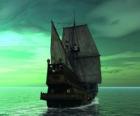 Antique loď - Carabela