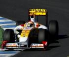 Fernando Alonso pilotování svého F1