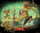 Master Monkey, jeden z Furious Five vyškoleni od Mistra Shifu v Údolí míru
