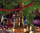 Vánoční zvony s listy