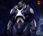 Darkseid, tyran vzdáleného světa Apokolips tzv. kosmické bohy.