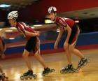 Inline roller skater