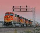 Vlak společnosti, Burlington Santa Fe (BNSF) US