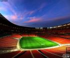 Osvětlený Vnitřek stadionu Soccer City (88.460), Johannesburg