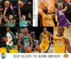 NBA Finals 2009-10, Křídlo, Ray Allen (Celtics) vs Kobe Bryant (Lakers)