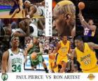 NBA Finals 2009-10, Malá vpřed, Paul Pierce (Celtics) vs Ron Artest (Lakers)