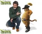 Antonio Banderas poskytuje hlas Kocour v botách v poslední film Shrek Forever Po