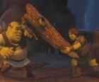 Fiona, válečník, spolu s Shrek