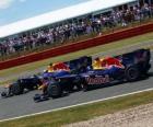 Mark Webber a Sebastian Vettel - Red Bullu - Silverstone 2010