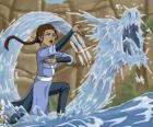 Katara je silný voda - mistryně, který doprovází Aang s jeho bratrem Sokka