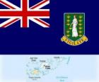 Vlajka Britských Panenských ostrovů, britské zámořské území v Karibiku