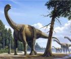 Camarasaurus v krajině