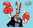 Eugene H. Krabí, pan Krab je majitelem restaurace, kde SpongeBob a Squidward práce