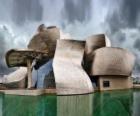 Guggenheimovo muzeum Bilbao, Muzeum současného umění v Bilbau, Baskicko, Španělsko. Frank Gehry projektu