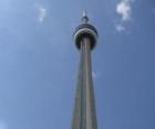 CN Tower, komunikace a vyhlídková věž s výškou větší než 553 m, Toronto, Ontario, Kanada