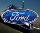 Ford logo. USA značku automobilu