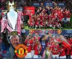 Manchester United, vítěz anglické fotbalové ligy. Premier League 2010-2011