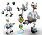 Suri maskot Copa America, Argentina 2011, společný Rhea, je také často nazýván americký pštros