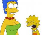 Marge volá překvapeni vidět Lisa