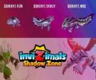 Axolotl Cub, Axolotl Scout, Axolotl Max. Invizimals Shadow Zone. Jeden z nejinteligentnějších Invizimals byla kartářka v Maya