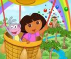 Dora The Explorer a její přítel opice Boty v balónu