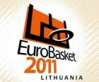 Logo EuroBasket 2011 v Litvě. Basketbal Mistrovství Evropy 2011. FIBA v Evropě