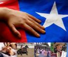Vlastenecké oslavy v Chile. Osmnácté konalo ve dnech 18. a 19. září při příležitosti Chile jako nezávislého státu