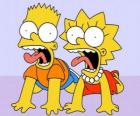 Bart a Lisa křičet