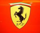 Ferrari logo, italský sportovní vůz značky