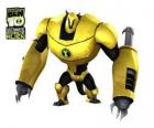 Armodrillo, robustní cizinci jako pásovce robot z planety Terraexcava. Ben 10 Ultimate Alien