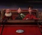 Arthur Christmas, Grand-Santa i Przestęp na starym sanki gotowego do dystrybucji ostatniego Dar