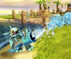 Skylander Gill Grunt, tvor, který nikdy nenechá uniknout své kořisti. Voda Skylanders