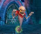 Skylander Ghost Roaster, stvoření, které jí zlé duchy. Oživlý mrtvý Skylanders