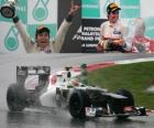 Sergio Perez - Sauber - Grand Prix Malajsie (2012) (2. místo)