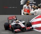 Lewis Hamilton - McLaren - čínský Grand Prix (2012) (3. místo)