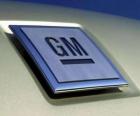 Logo GM nebo General Motors. Vůz značky v USA