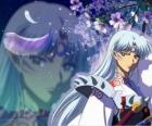 Sesshomaru, Inuyasha bratr. Celkem bez skrupulí démon, který nenávidí svého bratra, lidé a slabá