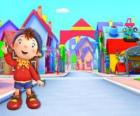 Noddy je dítě ze dřeva, která žije v malém domku v Toyland, město hraček