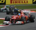 Fernando Alonso - Ferrari - Grand Prixe Anglie 2012, 2. pozice