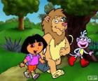 Dora, Boty a lev v parku