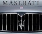 Maserati logo, italský sportovní vůz značky