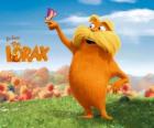 Lorax, chlupatý obr je strážcem lesa, který mluví se stromy