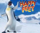 Gloria je žena Emperor Penguin, Brumla je v lásce s Gloria ve filmu Happy Feet