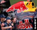 Světová Red Bull Racing 2012 FIA konstruktérů vítěz