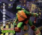 Leonardo, ninja želva útočí katanas