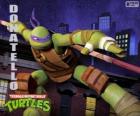 Donatello, zbraně této želvy ninja je japonský hůl dlouhá Bo
