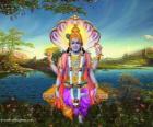 Vishnu, vesta bůh v Trimurti