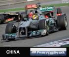 Lewis Hamilton - Mercedes - 2013 čínské Grand Prix, 3 klasifikované
