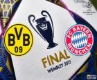 Borussia Dormunt vs Bayern Mnichov. Konečné UEFA Champions League 2012-2013. Wembley Stadium, Londýn, Velká Británie