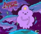 Nodulární prostoru princezna, shluk s hvězdou na čele. Lumpy Space Princess